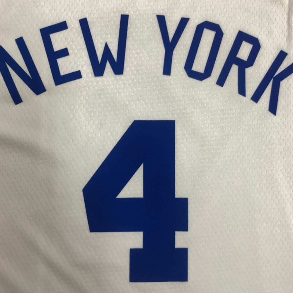 Men's New York Knicks Derrick Rose #4 White 2021/22 Swingman Jersey - Classic Edition-Pro Kit Vault | Brand New 26/27 Sports Jerseys